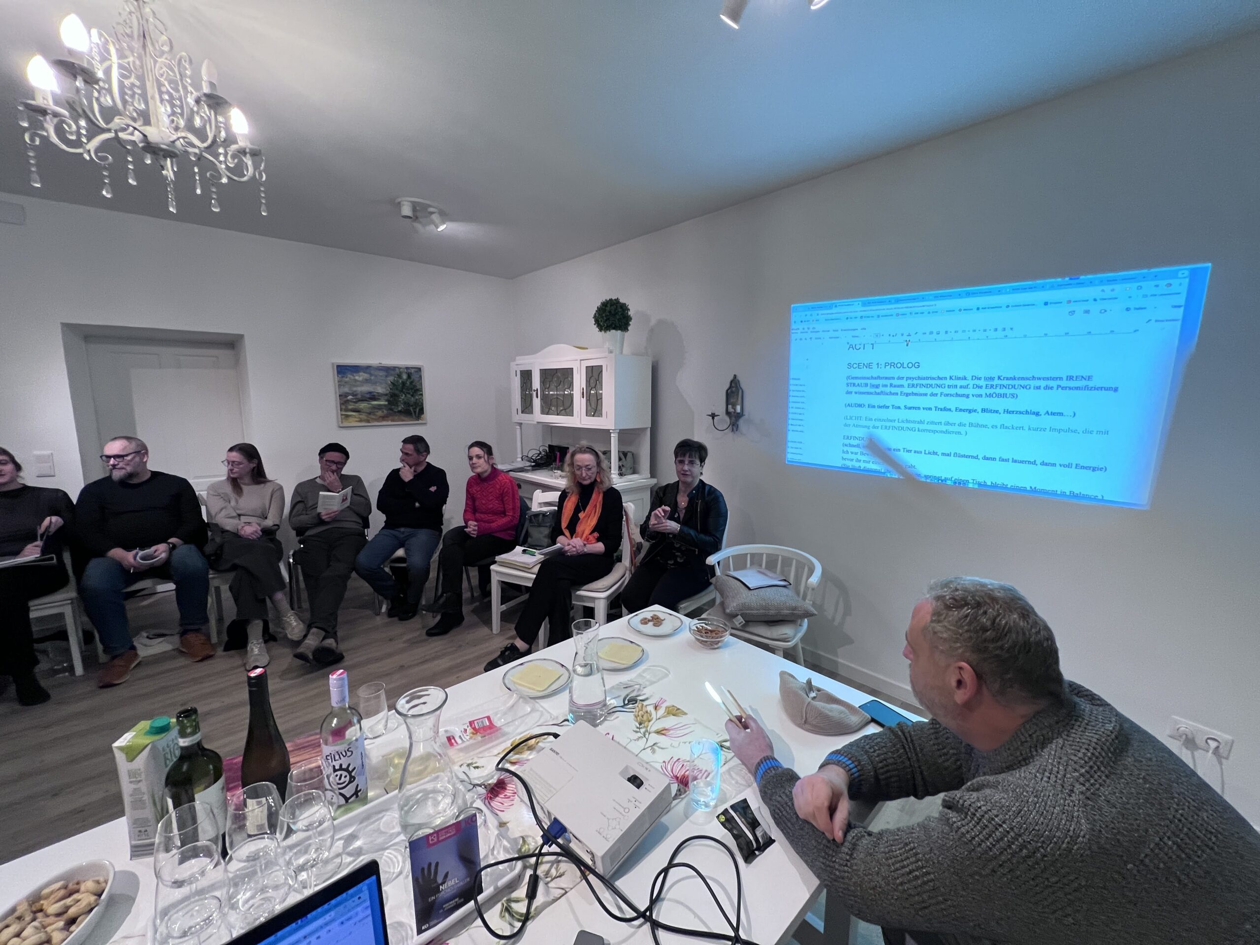 Startschuss für „Die Physiker“ – Am Anfang war das Wort